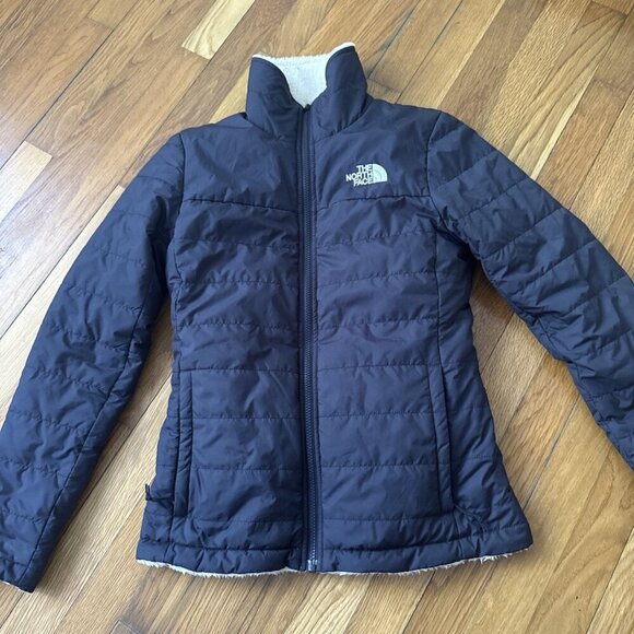 The North Face Women's Mossbud Insulated Reversible Jacket Blue /White Size XS - Picture 2 of 6